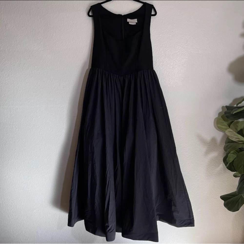 NWT BHLDN Jemma XL Scoop-Neck Corset Fit & Flare Black Anthropologie Maxi Dress - Picture 5 of 6